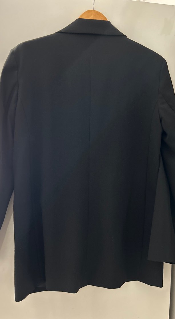 Kadın Siyah Ofis Blazeri, Normal Boy - Görsel 3