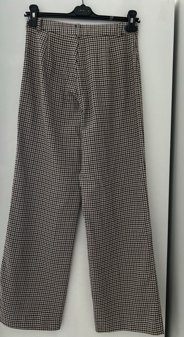 Dokulu klasik pantolon - Görsel 4