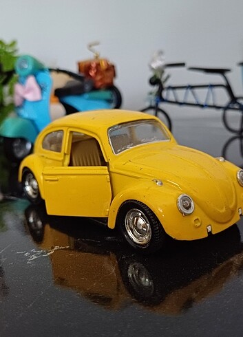 Diğer 6 Parca Süs Eşyası-Motosiklet-Vosvos-Mum-Seyit onbası-