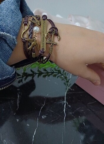 Çok Katmanlı Örgülü Bileklik - Görsel 4