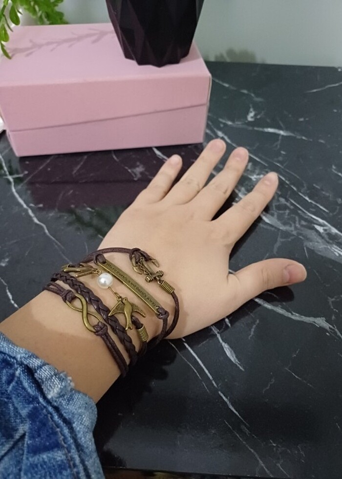 Çok Katmanlı Örgülü Bileklik - Görsel 5