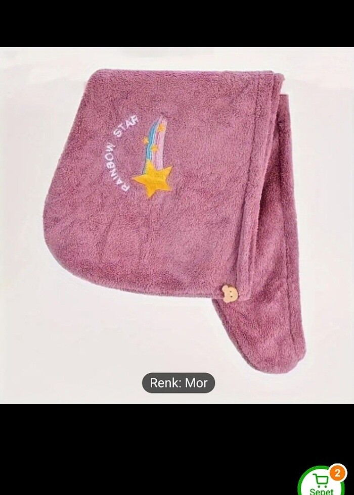 Sıfır sihirli Mikrofiber Saç Kurutma Havlusu - Görsel 2