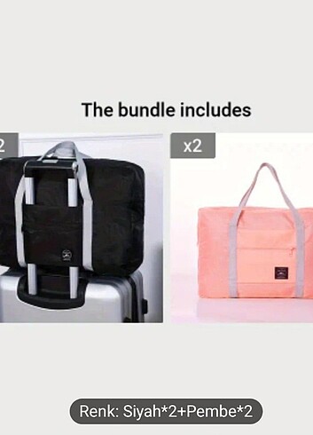 Sıfır Taşınabilir Hareketli Bagaj Çantası  - Görsel 4