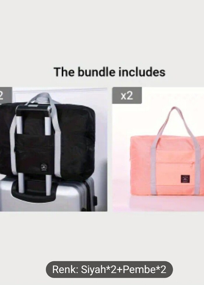 Sıfır Taşınabilir Hareketli Bagaj Çantası  - Görsel 4