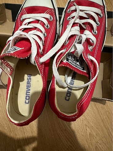 Converse Orjinal kırmızı converse