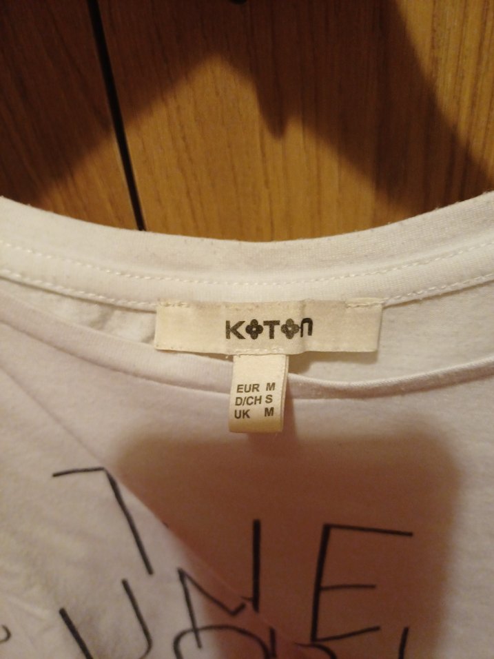 Beyaz Keten Hamile Tişörtü, Kısa Kollu, Salaş - Görsel 2