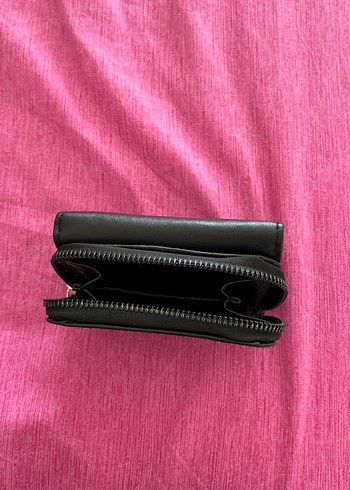 Prada Siyah Deri Fermuarlı Kadın Cüzdan - Görsel 3
