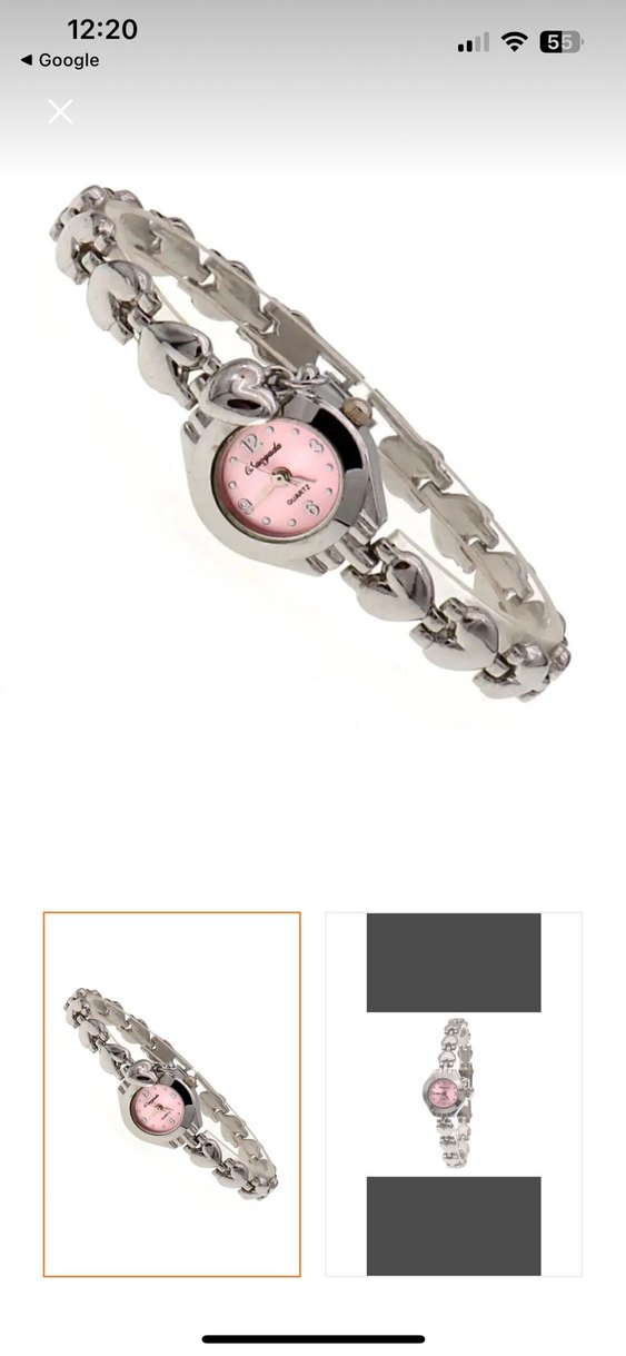 Shein Kalp Charmlı Pinterest Pembe Kadın Kol Saati - Görsel 2