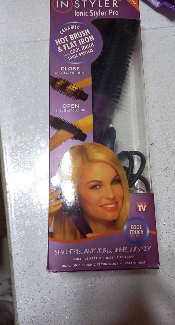 Mor Saç Şekillendirici Fırça - Görsel 3