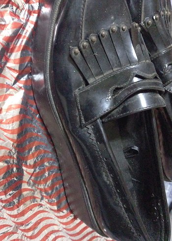 Siyah Tokalı Kadın Dolgu Topuklu Ayakkabı - Görsel 2