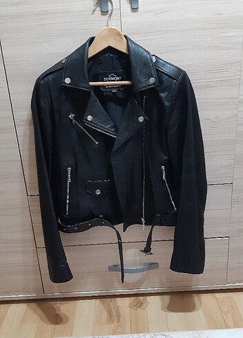 Hakiki Deri Biker Ceket