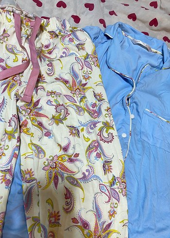 Penti Renkli Desenli Kadın Pijama Takımı