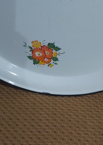 Büyük emaye sini - Görsel 2