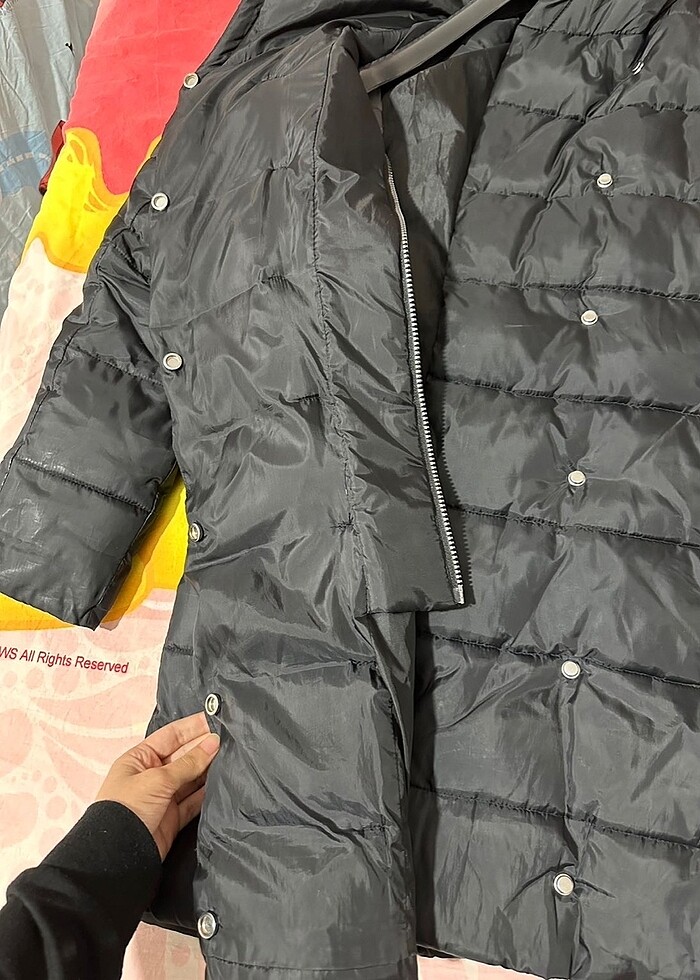 DeFacto Kadın Siyah mont - Görsel 3