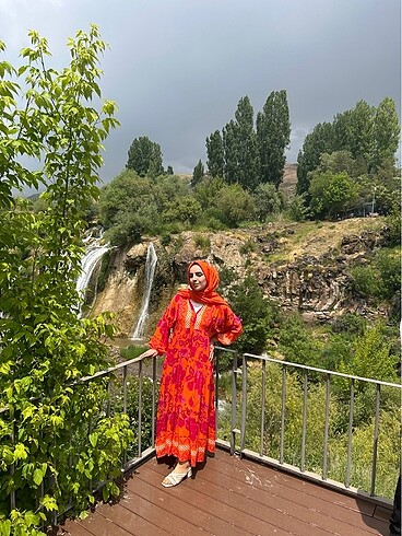 Yazlık viskon elbise