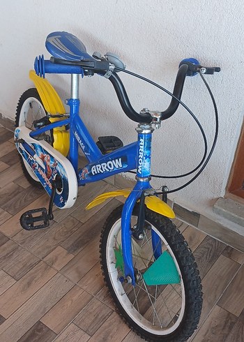 Renkli Mavi 2 Tekerlekli Bisiklet