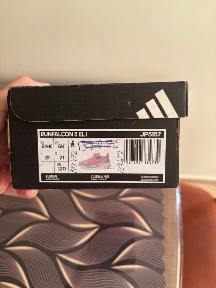 Kız Çocuk Pembe Cırt Cırtlı Spor Ayakkabı - Görsel 5