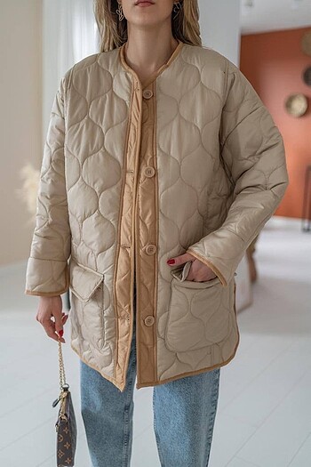 diğer Beden ten rengi Renk Oversize mont ( Zara muadili)