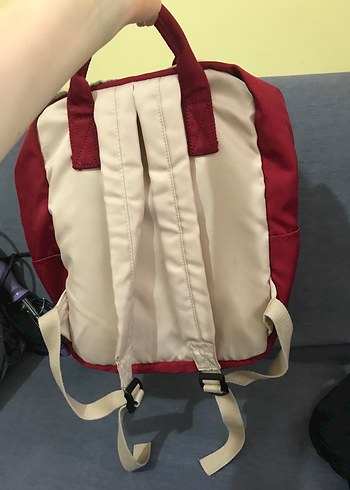 Kırmızı Bej Kadın Sırt Çantası - Görsel 2