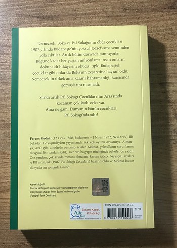 Ferenc Molnár - Pál Sokağı Çocukları - Görsel 2