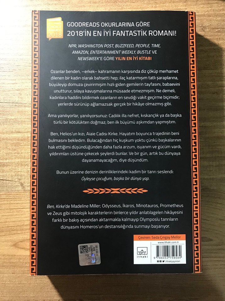 Ben, Kirke - Madeline Miller - Görsel 2