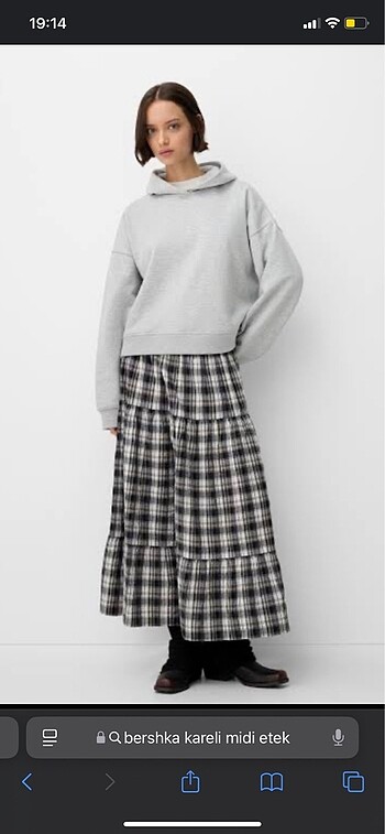 Bershka BERSHKA midi etek