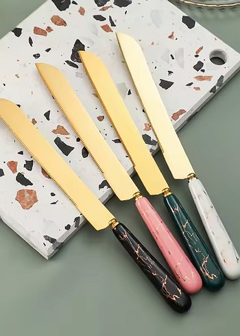 Pasta bıçağı + pasta kepçesi seti, kaliteli paslanmaz çelik. - Görsel 7