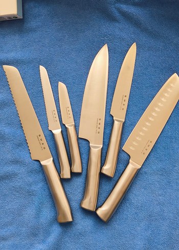 SMEG marka, Alman Çeliği 6 li bıçak seti. - Görsel 2