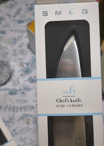SMEG Marka 6li Şef bıçak seti ve standi - Görsel 3