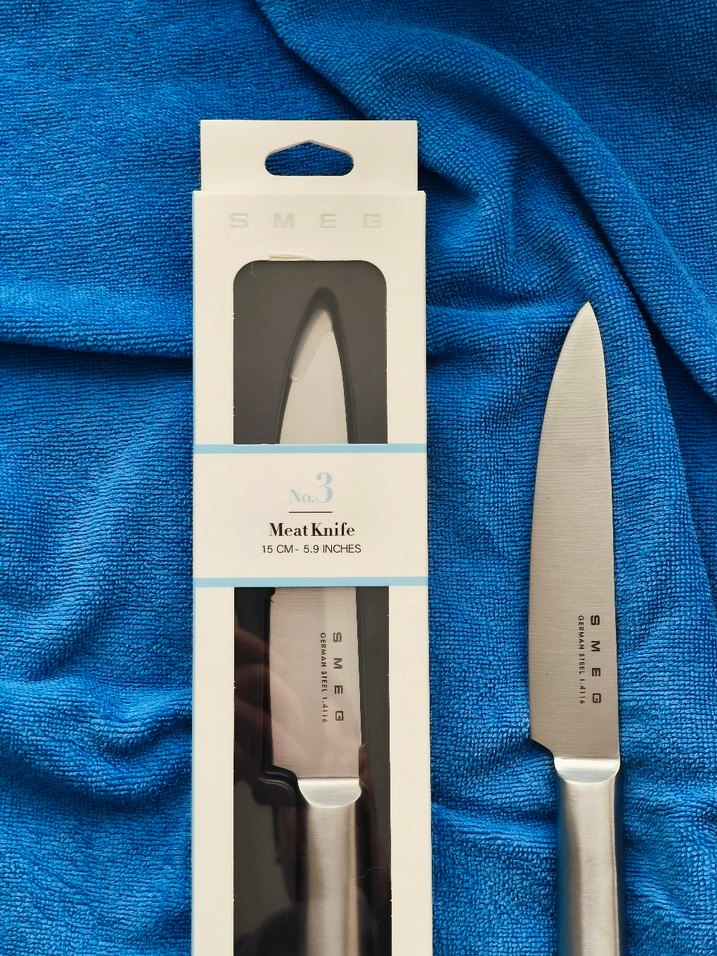 SMEG et bıçağı, ağız uzunluğu 15cm , Alman çeliği, - Görsel 3