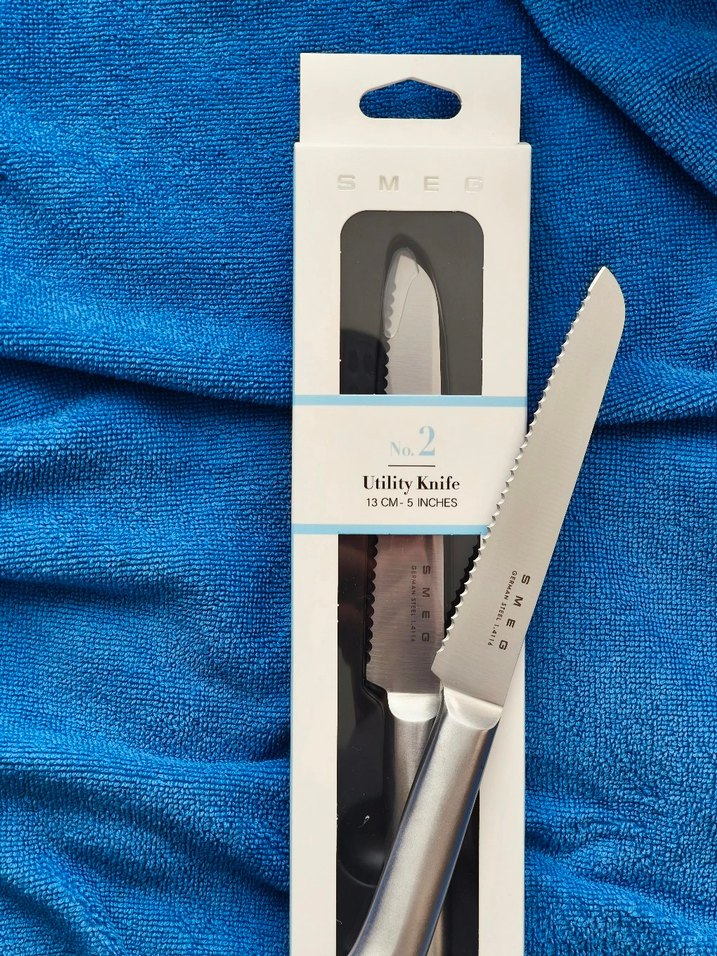 SMEG genel kullanim bıçağı, ağız uzunluğu 12cm , Alman çeliği, - Görsel 2