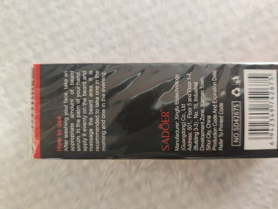 Sadoer Erkekler için Sakal Bakım Serumu 30ml - Görsel 4