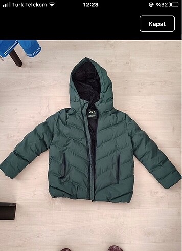 Zara erkek çocuk mont