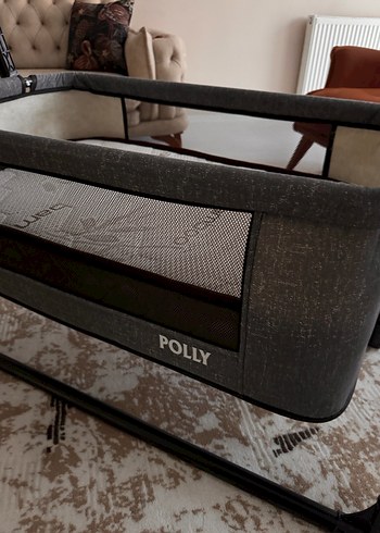 Gri Polly Sallanır Beşik ve Beşik Uyumlu yatak - Görsel 9