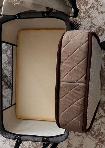 Gri Polly Sallanır Beşik ve Beşik Uyumlu yatak - Görsel 8