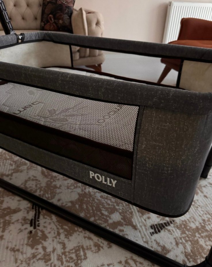 Gri Polly Bebek Beşiği - Görsel 3