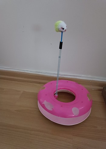 Renkli Pembe Kedi Oyuncağı