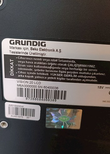 siyah Grundig televizyon - Görsel 10