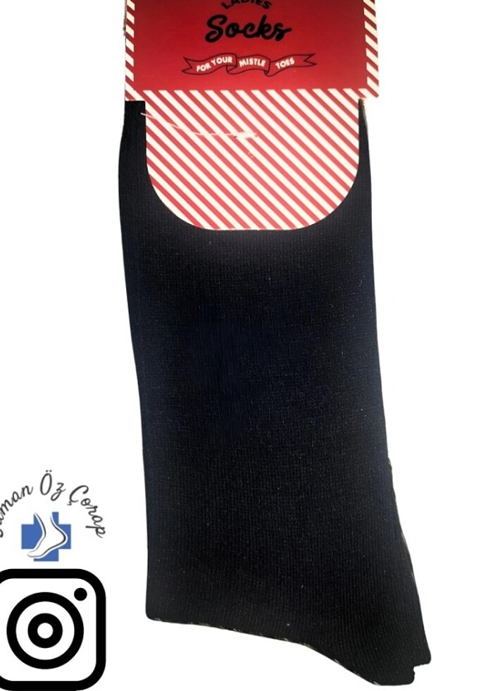 Karışık renklerde uzun mevsimlik çorap - Görsel 2