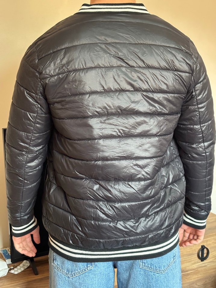 Siyah Erkek Şişme Mont - Görsel 3