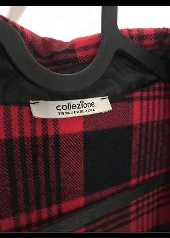 Kırmızı Kareli Uzun Kollu Ceket - Görsel 5