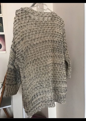 Gri Örgü Kadın Uzun Kollu Triko - Görsel 3