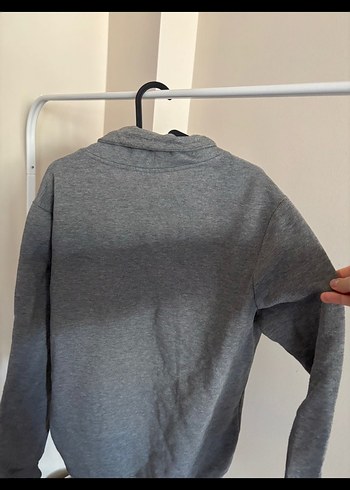 Gri Baskılı Erkek Sweatshirt - Görsel 2