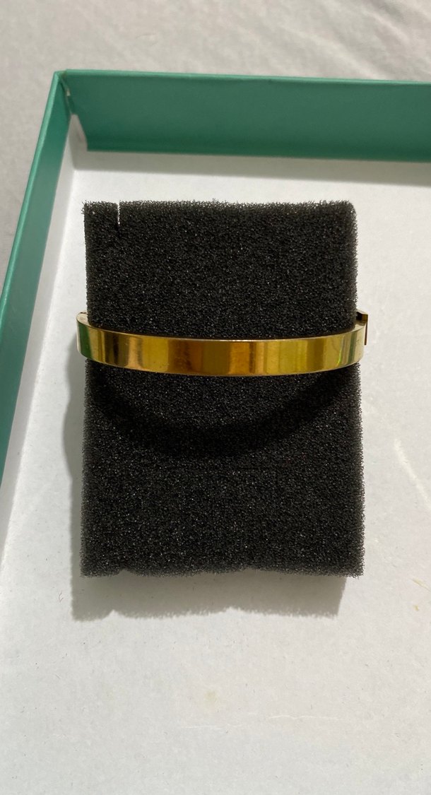 Altın Renkli Elastik Kadın Bileklik - Görsel 2