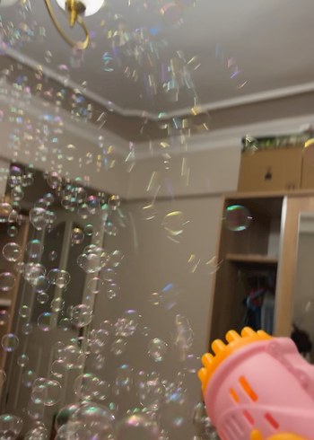 Mavi Renkli Baloncuk Tabancası 23 Halkalı - Görsel 2