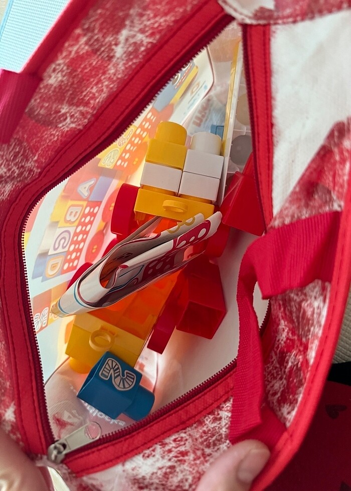 DOLU EĞİTİCİ İLK ARABAM 10 PARÇA BLOK LEGO + 45 PARÇA DOLU BLOK - Görsel 5