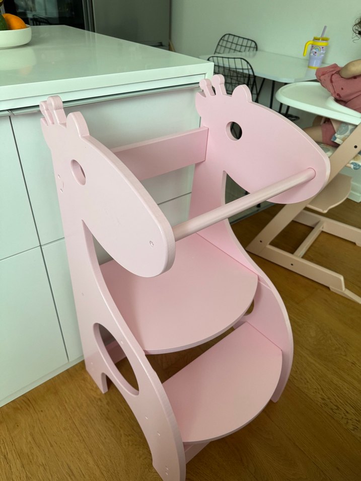 Pembe Zürafa Fiğürlü Öğrenme Kulesi - Görsel 3