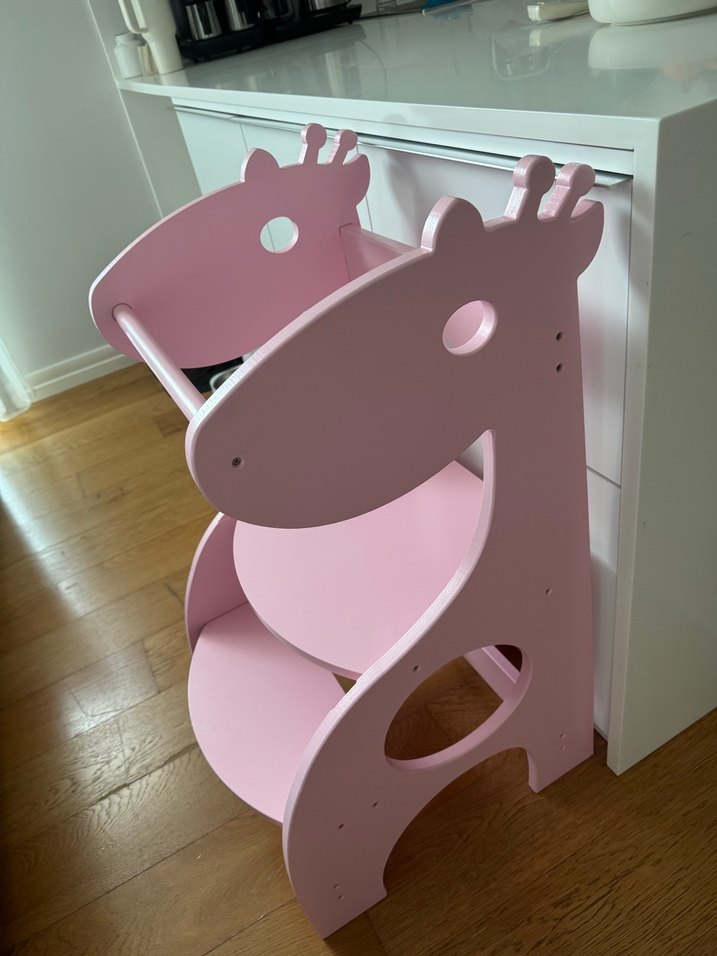 Pembe Zürafa Fiğürlü Öğrenme Kulesi - Görsel 2