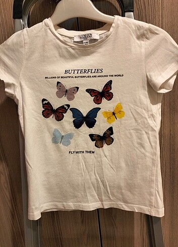 6 Yaş Beden Kız Çocuk Limon T-Shirt