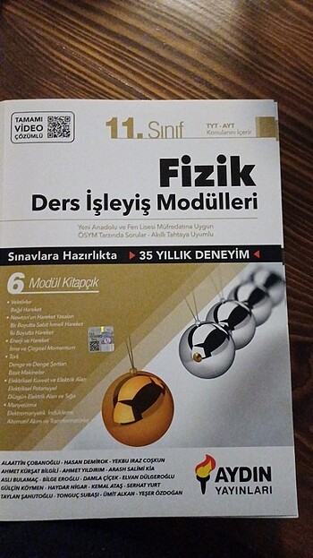 Aydın Yayınları Fizik Ders işleyiş modülleri 11. Sınıf - Görsel 2